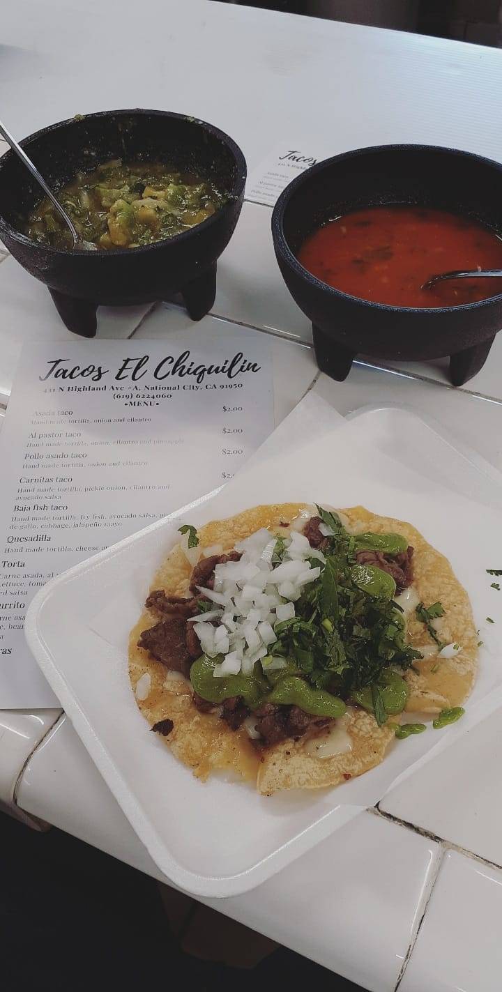 Tacos El Chiquilin | restaurant | 1685 S 43rd St, San Diego, CA 92113, USA | 6196224060 OR +1 619-622-4060