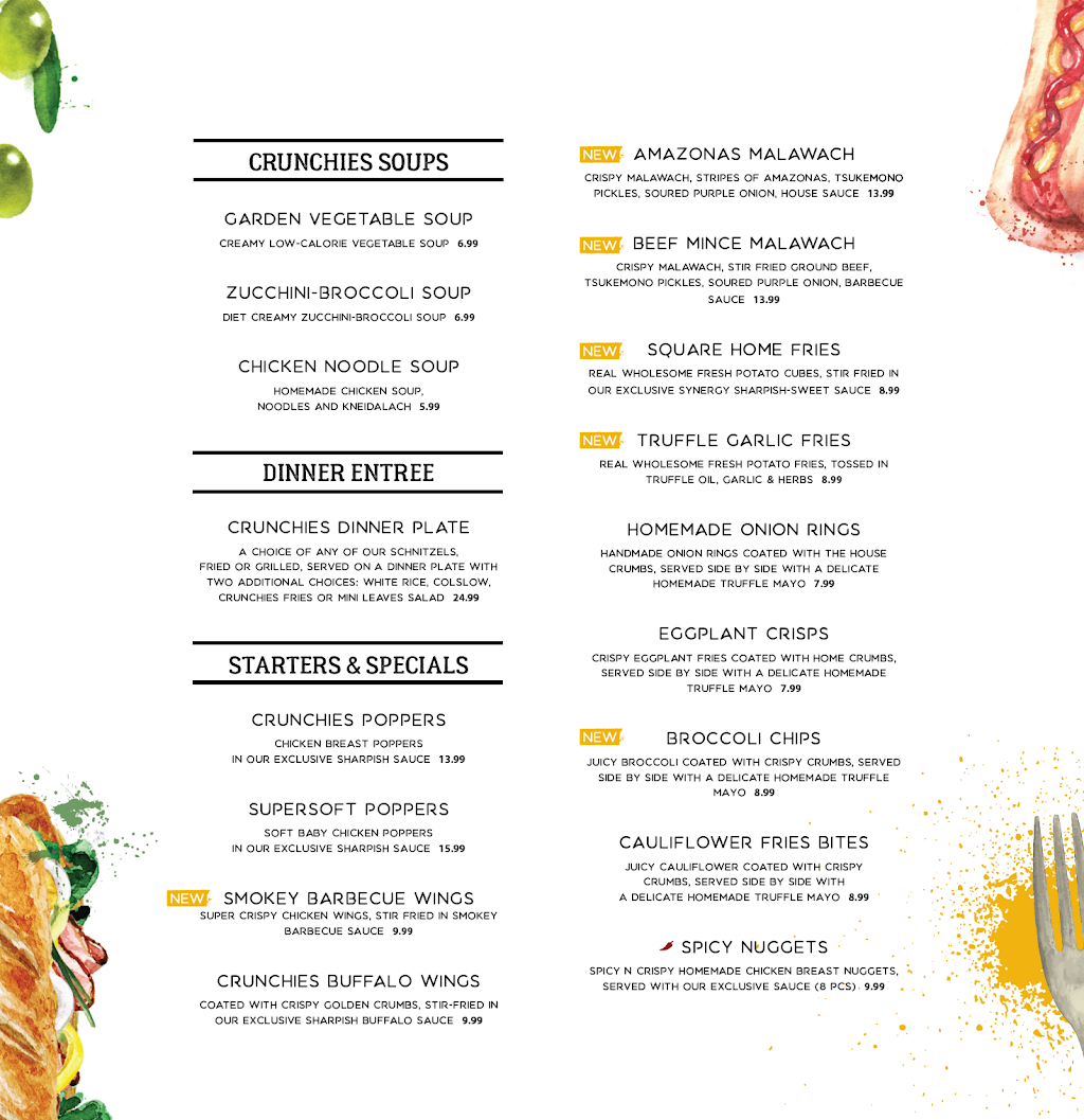 Crunchies | restaurant | 13 Green Ave, Woodridge, NY 12789, USA | 8454366600 OR +1 845-436-6600