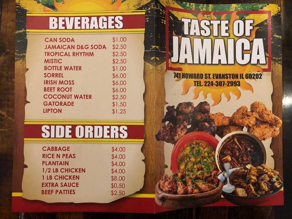 Taste of Jamaica Evanston | restaurant | 741 Howard St, Evanston, IL 60202, USA | 2243072993 OR +1 224-307-2993