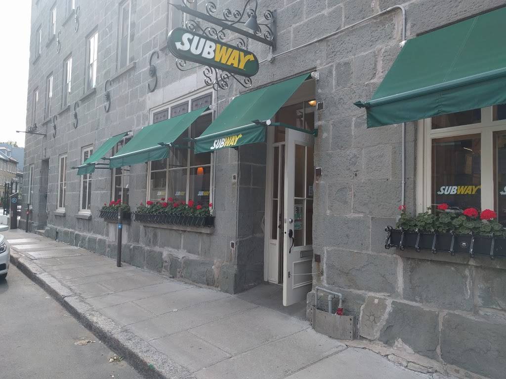 Subway | restaurant | 44 Rue Saint-Paul, Québec, QC G1K 3V7, Canada | 4186925665 OR +1 418-692-5665