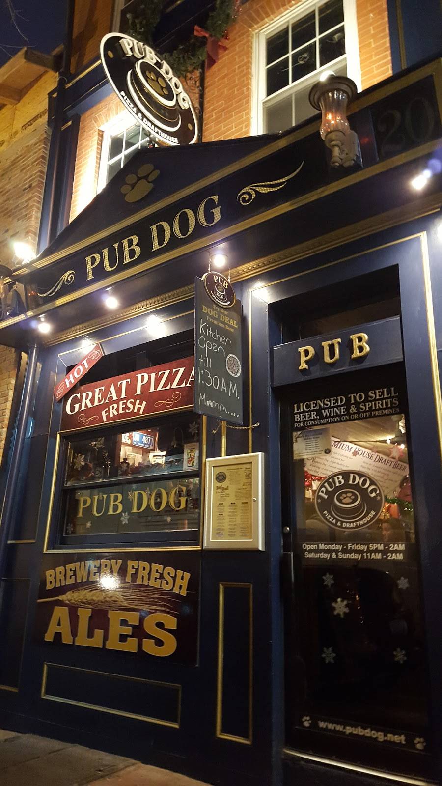 Pub Dog Pizza & Drafthouse | restaurant | 20 E Cross St, Baltimore, MD 21230, USA | 4107276077 OR +1 410-727-6077