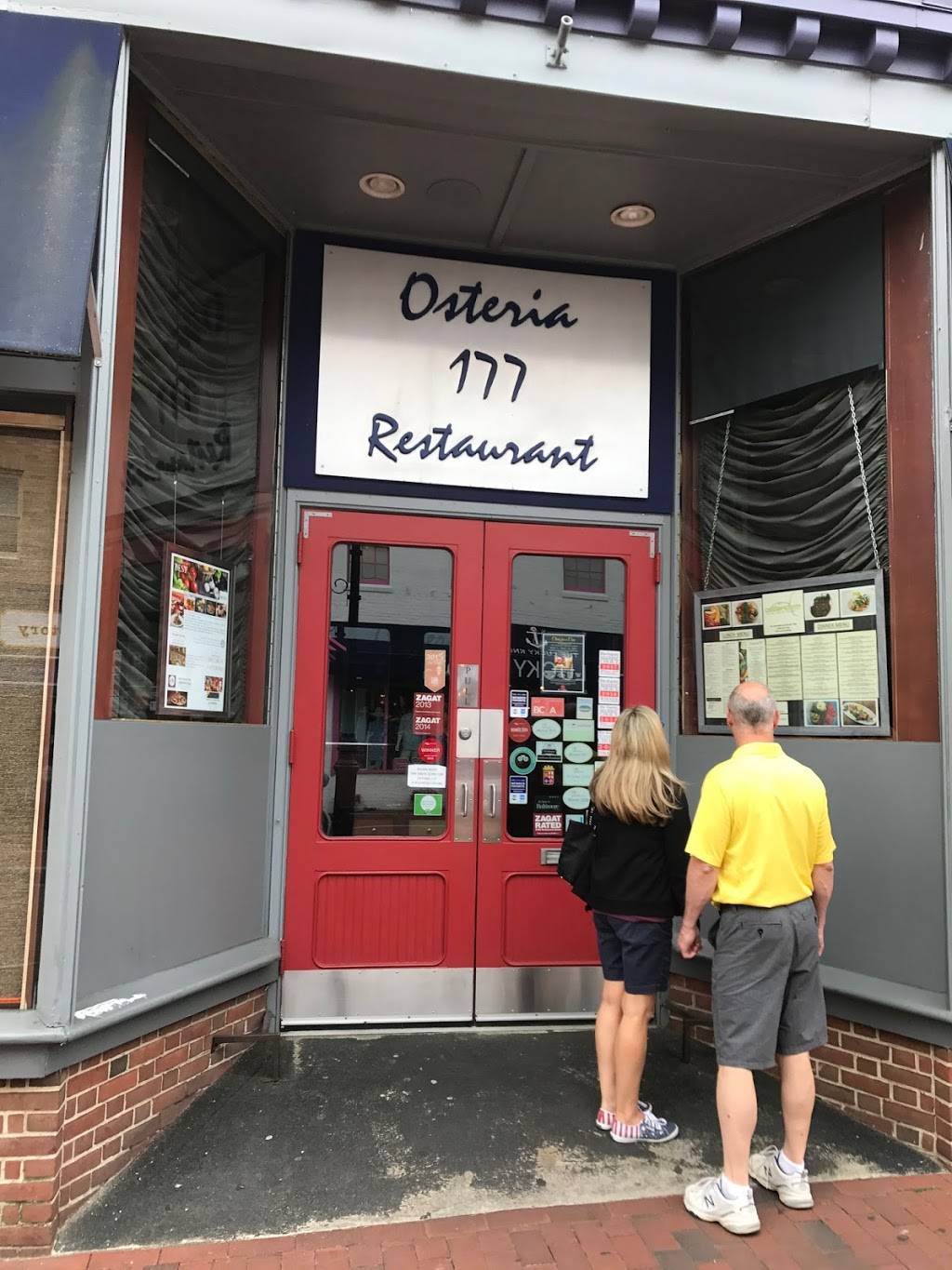 Osteria 177 | restaurant | 177 Main St, Annapolis, MD 21401, USA | 4102677700 OR +1 410-267-7700