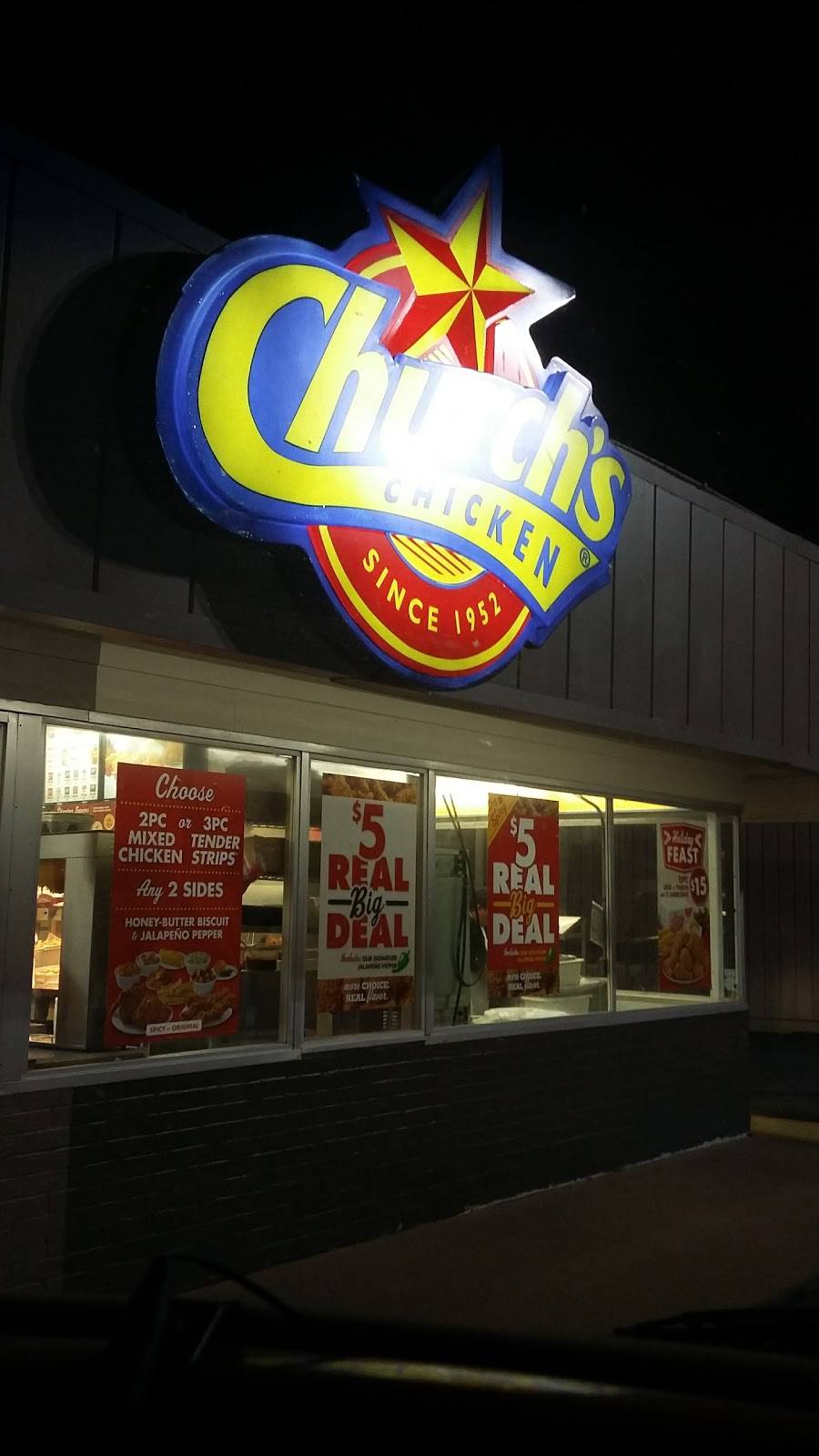 Churchs Chicken | restaurant | 543 S.W. 29th, Oklahoma City, OK 73109, USA | 4056320882 OR +1 405-632-0882