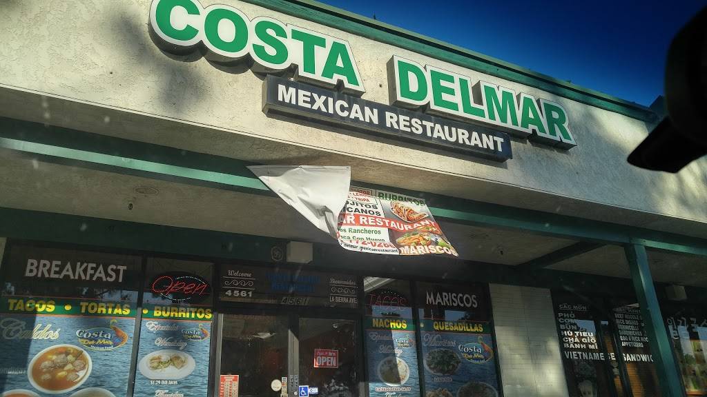 Costa Delmar Mexican Restaurant | restaurant | 4561 La Sierra Ave, Riverside, CA 92505, USA | 9515888798 OR +1 951-588-8798