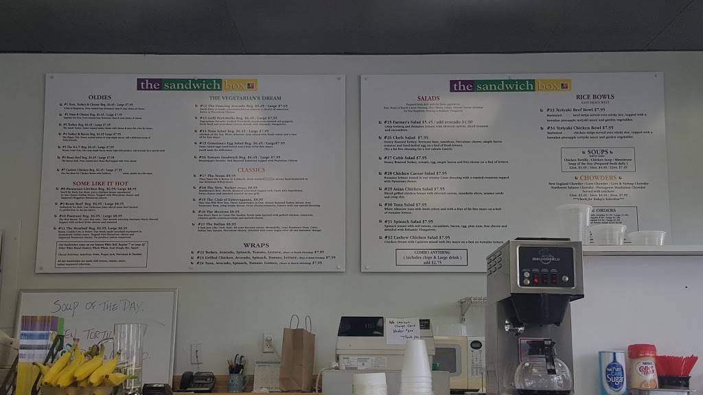 The Sandwich Box | restaurant | 5482-5498 Oceanus Dr, Huntington Beach, CA 92649, USA | 7148986693 OR +1 714-898-6693
