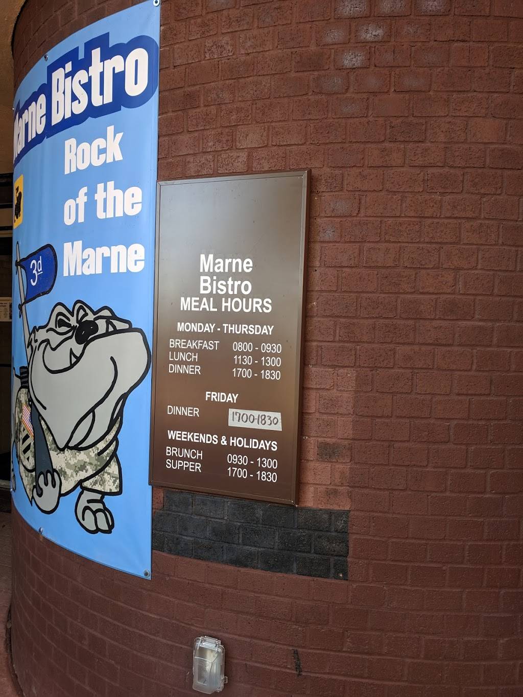 Marne Bistro | restaurant | Bldg 726, W 18th St, Fort Stewart, GA 31315, USA | 9127674180 OR +1 912-767-4180