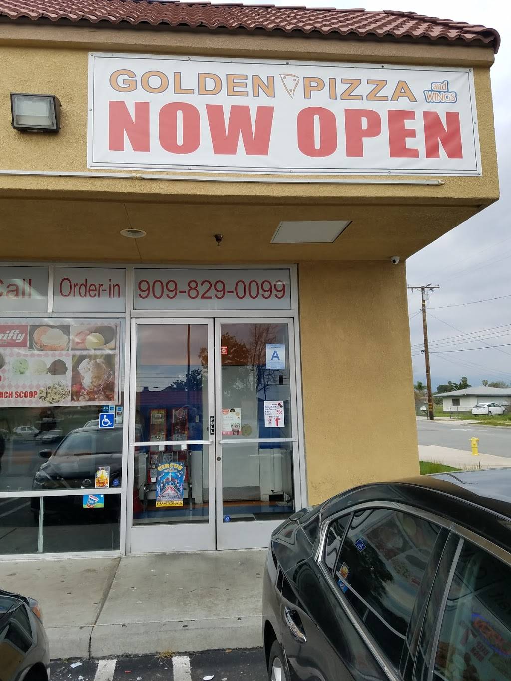 Golden Pizza | restaurant | 9109, 17480 Arrow Blvd, Fontana, CA 92335, USA | 9098290099 OR +1 909-829-0099