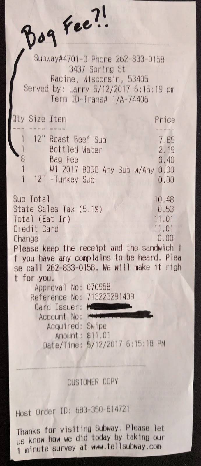 Subway | restaurant | 3433 Spring St, Racine, WI 53405, USA | 2628330158 OR +1 262-833-0158