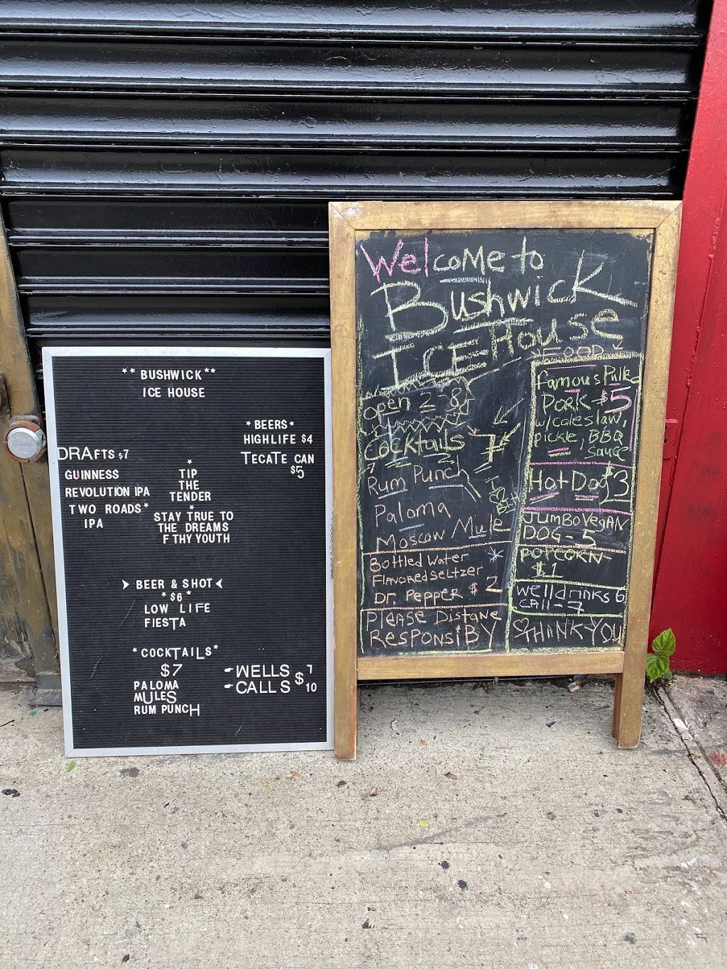 Bushwick Ice House | restaurant | 35 Ingraham St, Brooklyn, NY 11206, USA | 9293376503 OR +1 929-337-6503