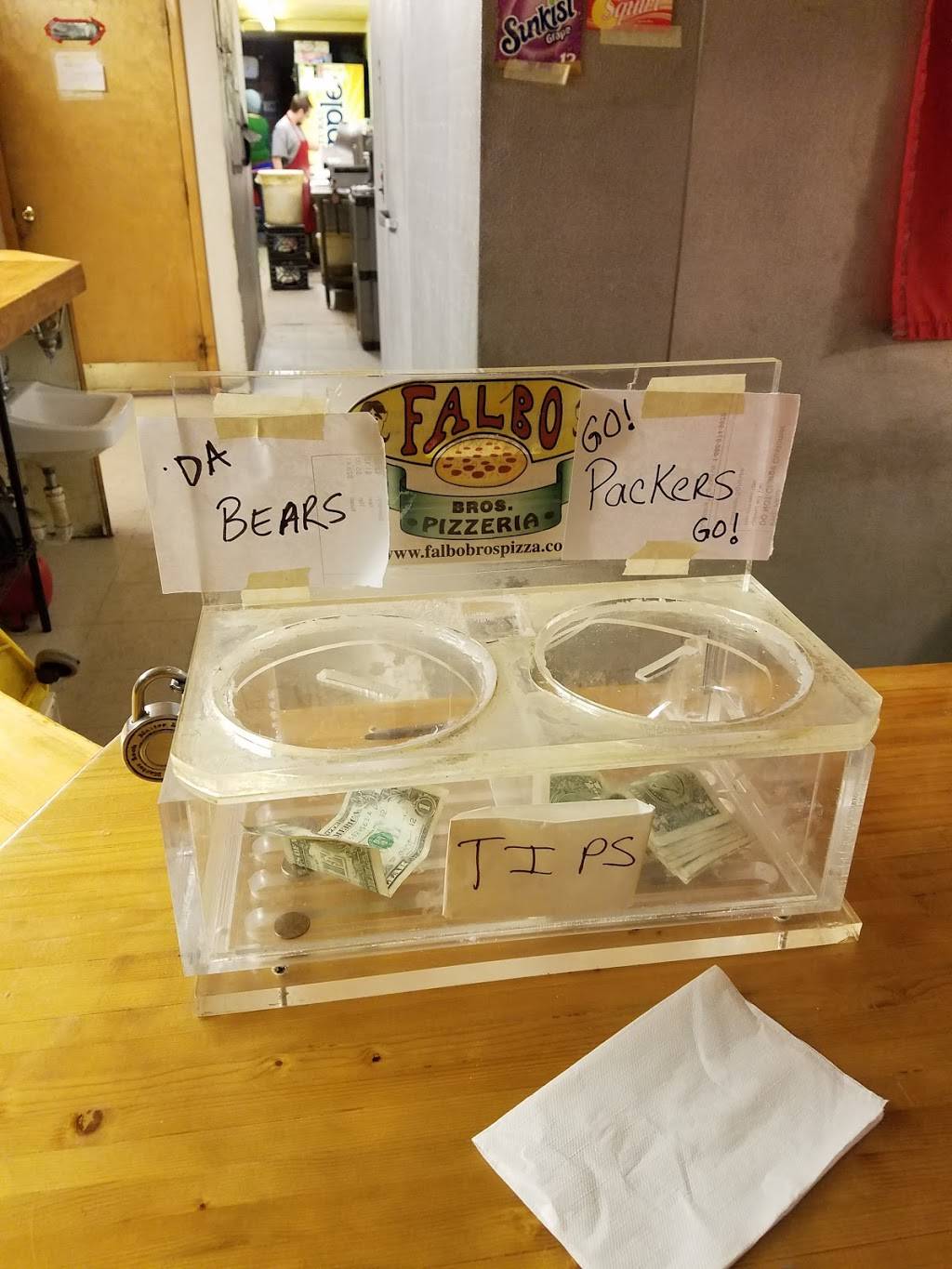 Falbo Bros. Pizza | restaurant | 1618, 406 S Park St, Madison, WI 53715, USA | 6082559090 OR +1 608-255-9090