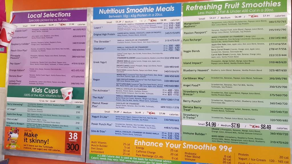 Smoothie King | restaurant | 9167 Reisterstown Rd, Owings Mills, MD 21117, USA | 4105818003 OR +1 410-581-8003