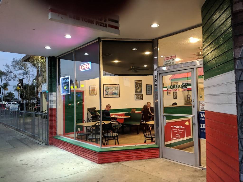 Bonellos New York Pizza | restaurant | 3613, 806 S Gaffey St, San Pedro, CA 90731, USA | 3108327544 OR +1 310-832-7544