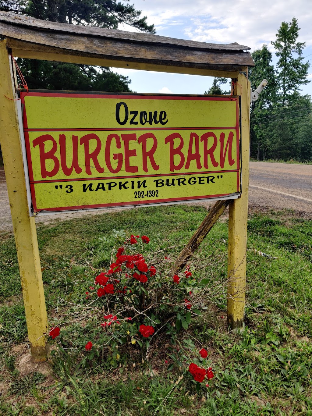 Ozone Burger Barn | restaurant | 14433 14499, AR-21, Ozone, AR 72854, USA | 4792921392 OR +1 479-292-1392