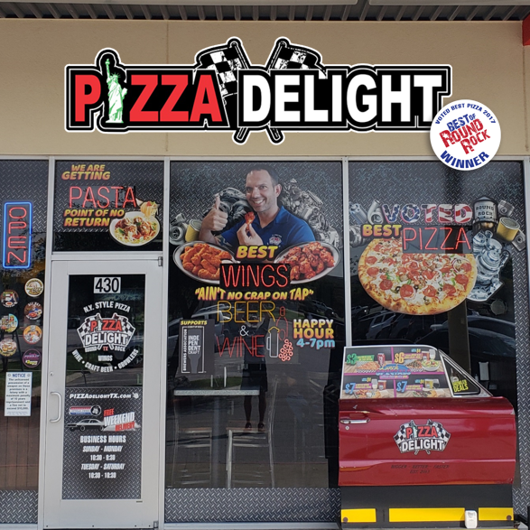 Pizza Delight | meal delivery | 1700 E Palm Valley Blvd #430, Round Rock, TX 78664, USA | 5128273300 OR +1 512-827-3300