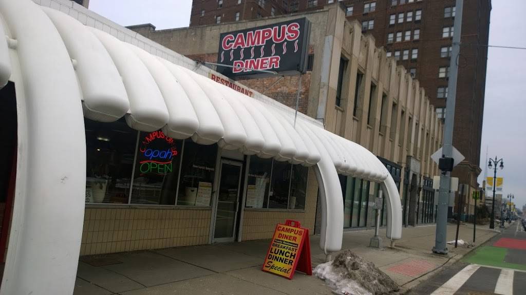 Campus Diner | restaurant | 5470 Cass Ave, Detroit, MI 48202, USA | 3138324817 OR +1 313-832-4817