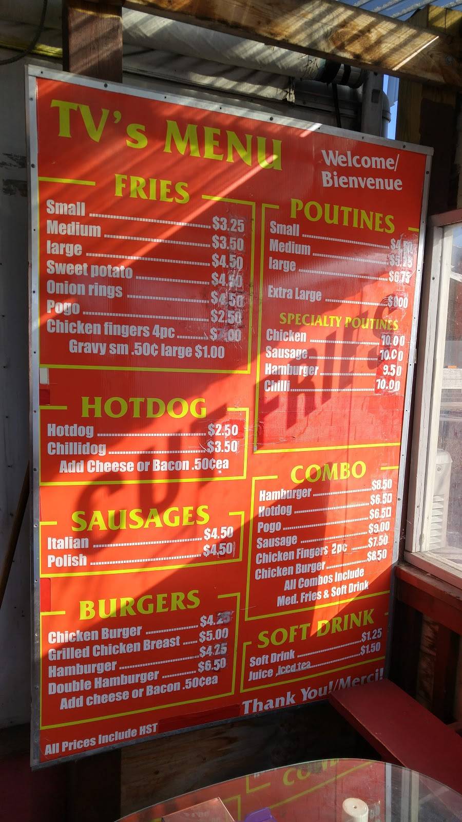 TVs Fries | restaurant | 555 W Hunt Club Rd, Nepean, ON K2G 5W5, Canada | 6138664398 OR +1 613-866-4398