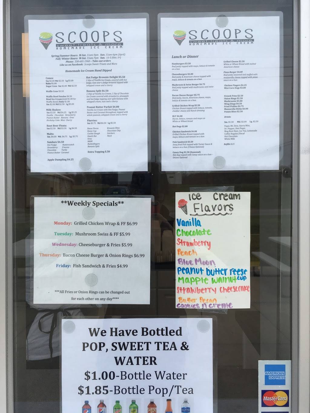 Scoops Sweet-Treats and More | restaurant | 9816 Ashland Rd, Wooster, OH 44691, USA | 3306011960 OR +1 330-601-1960