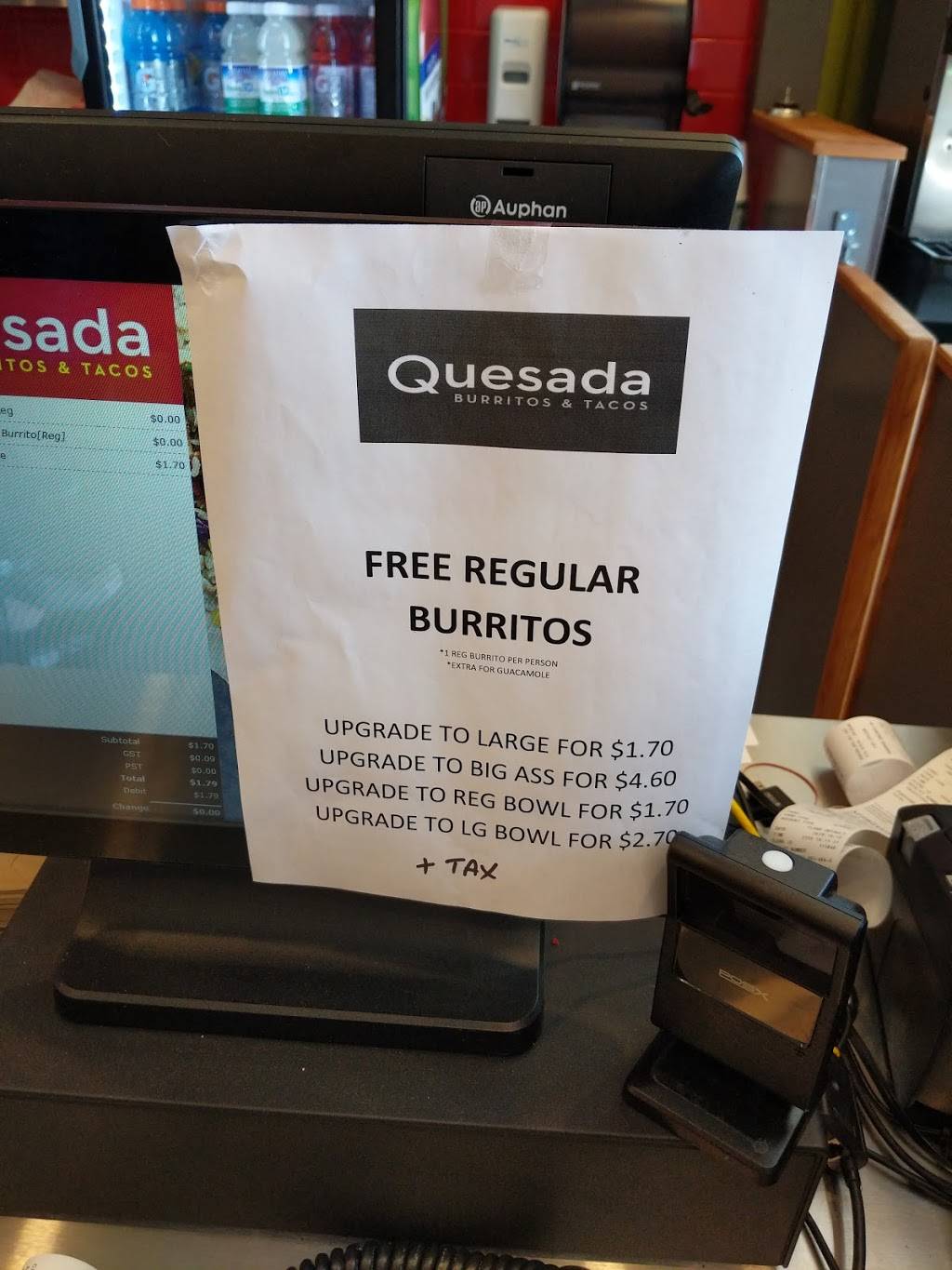 Quesada Burritos & Tacos | restaurant | 1080 Wilson St W, Ancaster, ON L9G 3K9, Canada | 9053044488 OR +1 905-304-4488