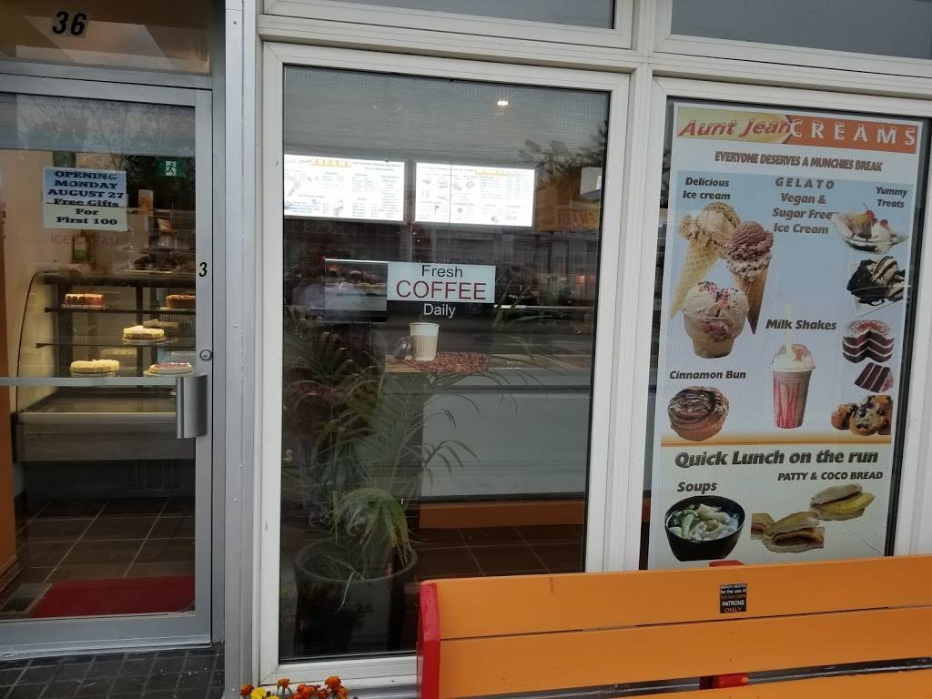 AuntJean Creams | cafe | 36 Parkdale Ave N #3, Hamilton, ON L8H 5W8, Canada | 9055438008 OR +1 905-543-8008