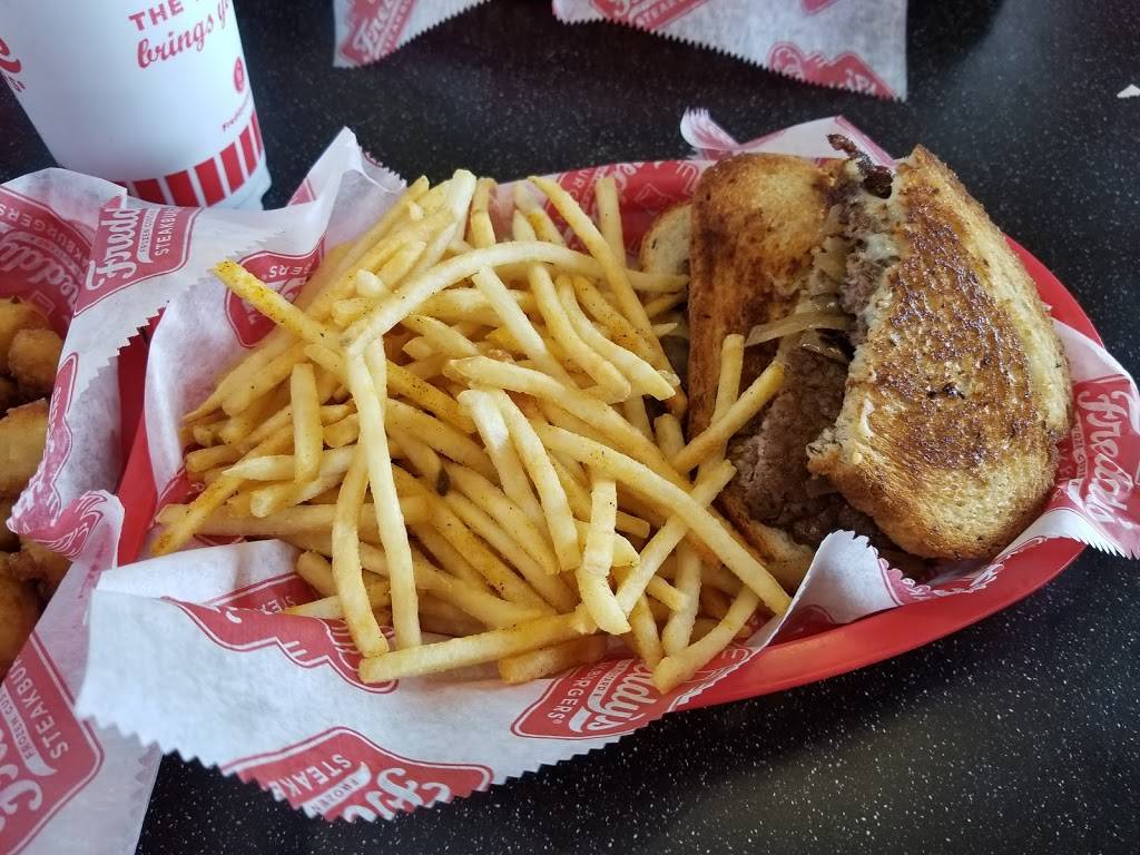 Freddys Frozen Custard & Steakburgers | restaurant | 10520 Interstate 10 Service Rd, Baytown, TX 77523, USA | 2813030033 OR +1 281-303-0033