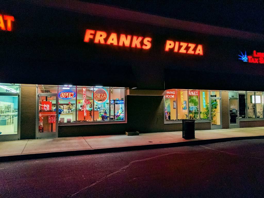Franks Pizza | restaurant | 1001, 989 W County Line Rd, Hatboro, PA 19040, USA | 2156742222 OR +1 215-674-2222