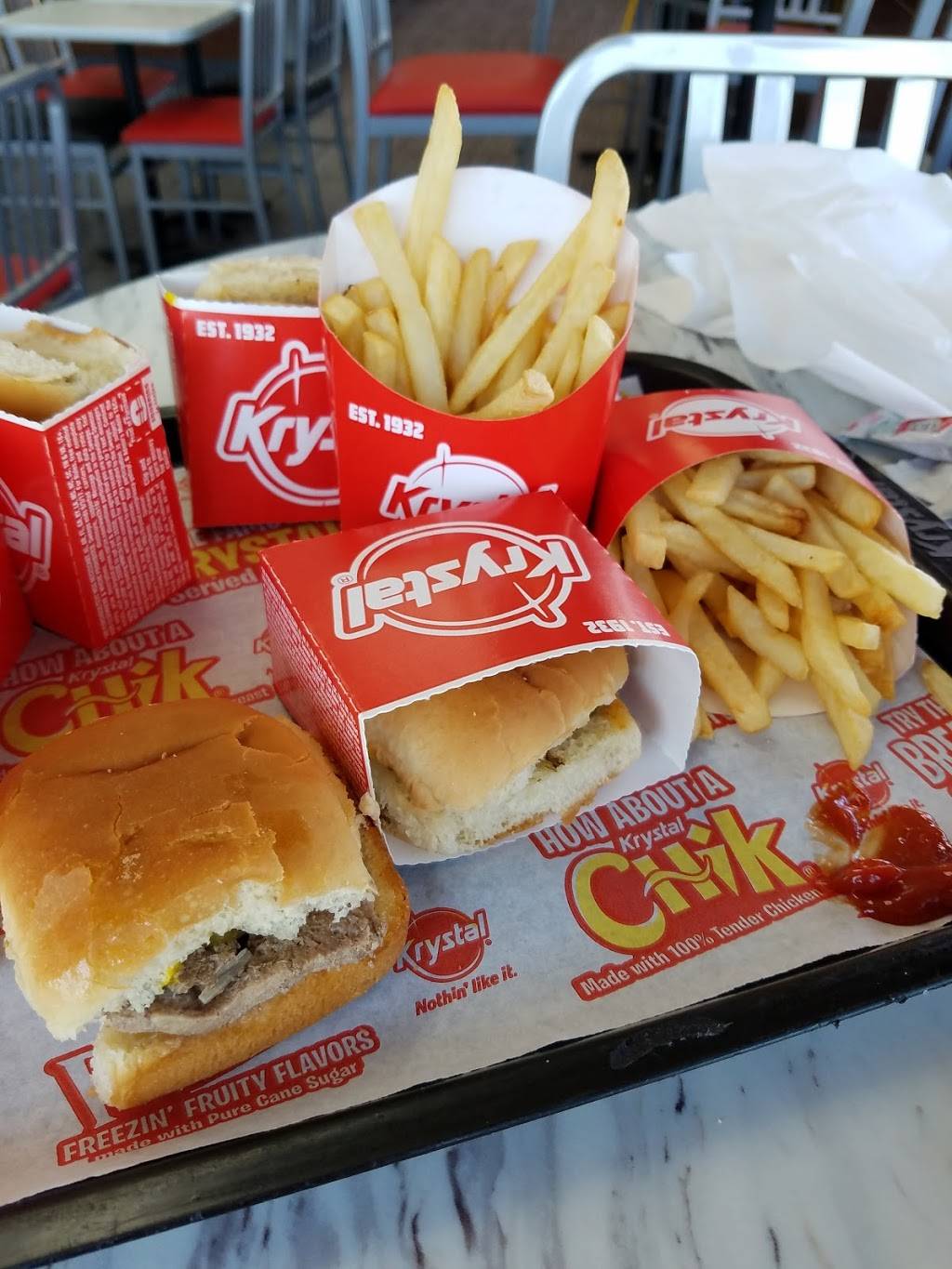 Krystal | meal takeaway | 1909 E Walnut Ave, Dalton, GA 30720, USA | 7062260748 OR +1 706-226-0748