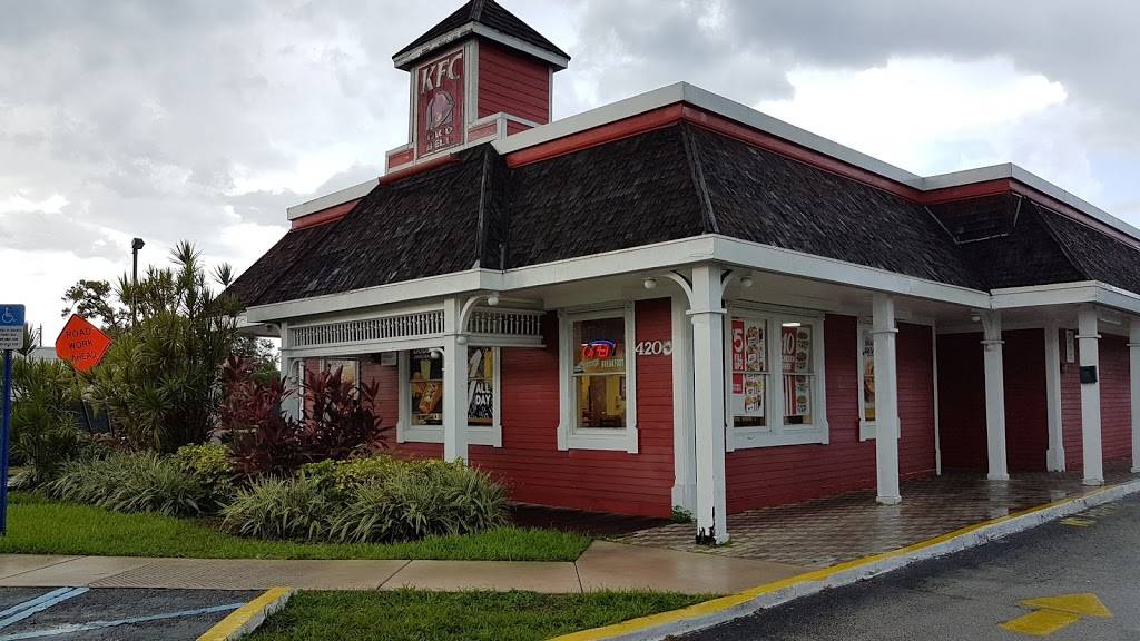 KFC | restaurant | 4200 SW 64th Ave, Davie, FL 33314, USA | 9545841066 OR +1 954-584-1066