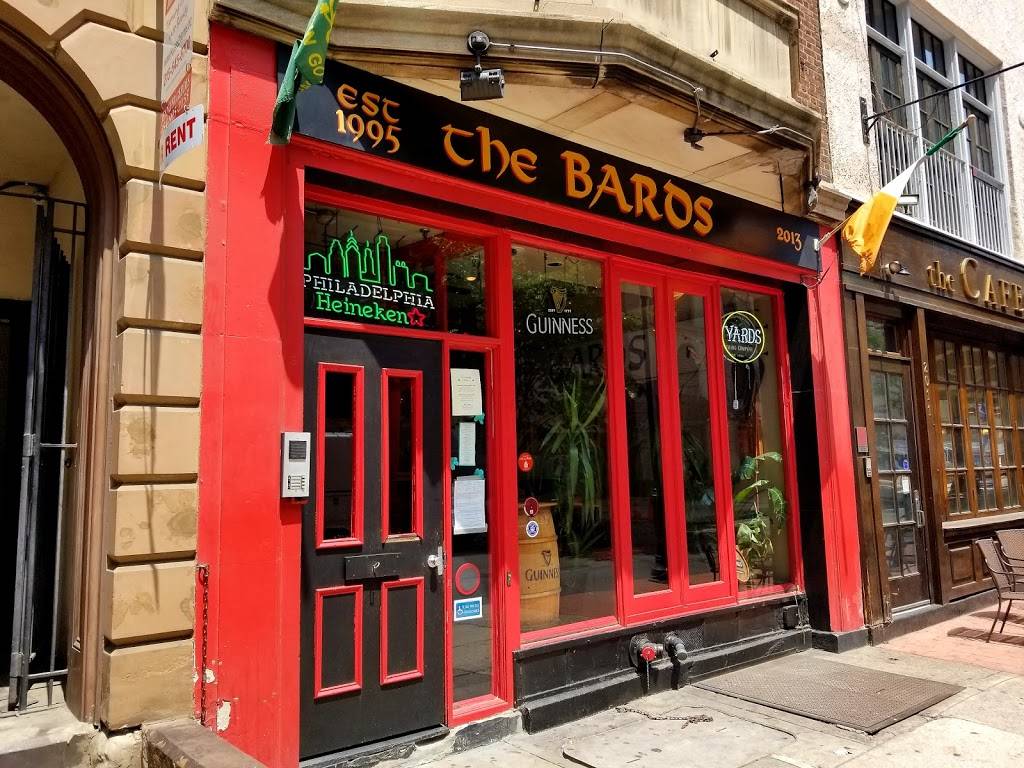 The Bards Irish Bar | restaurant | 2013 Walnut St, Philadelphia, PA 19103, USA | 2155699585 OR +1 215-569-9585