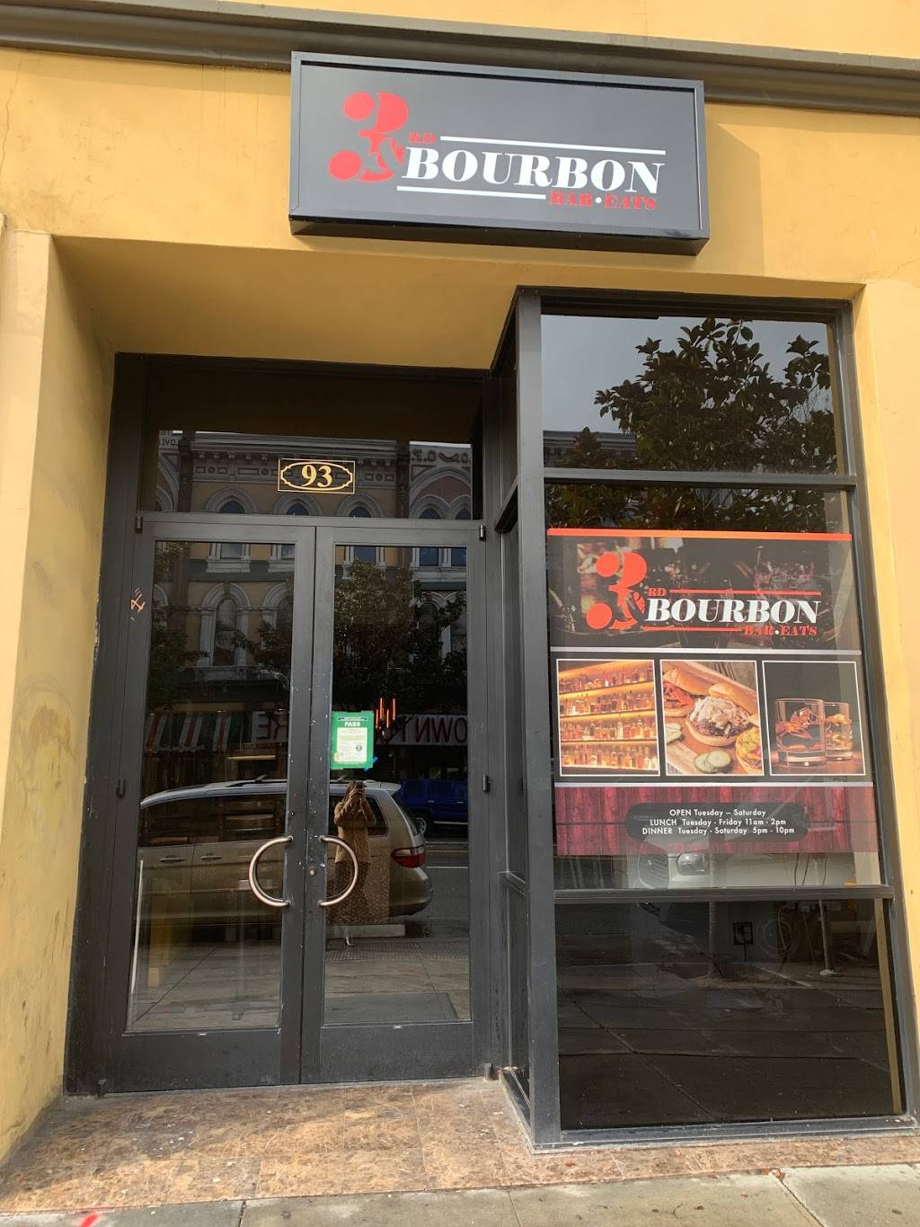 3rd & Bourbon | restaurant | 93 E Santa Clara St, San Jose, CA 95113, USA | 4083202626 OR +1 408-320-2626