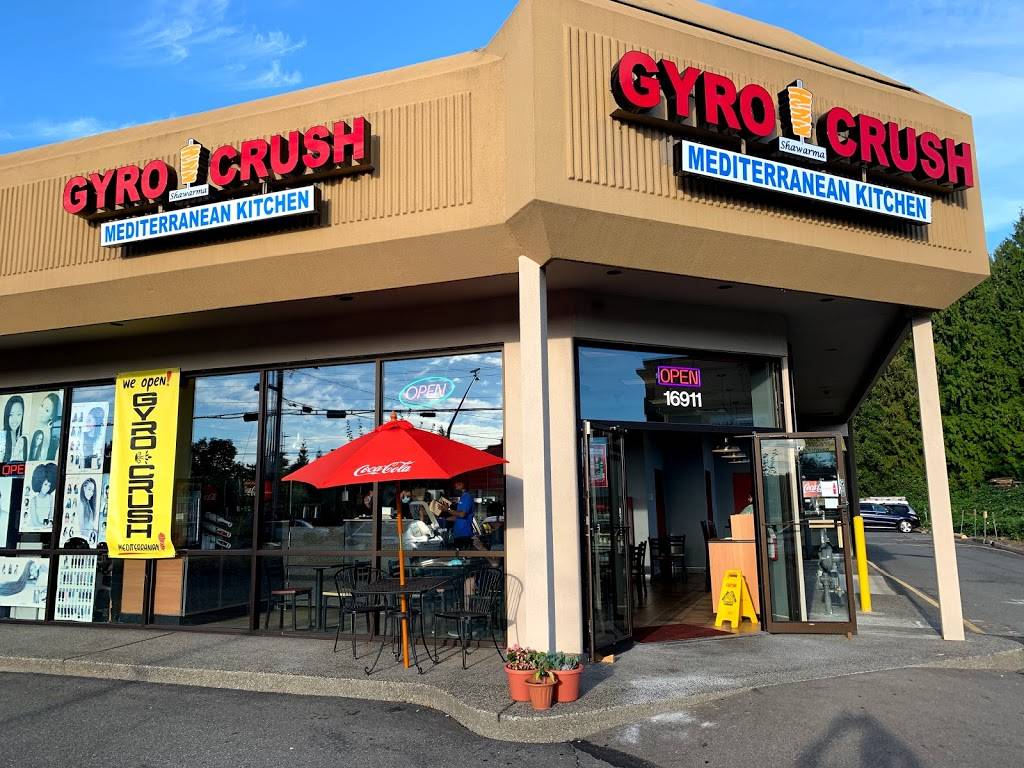 Gyro crush Mediterranean kitchen | restaurant | 16911 Hwy 99, Lynnwood, WA 98037, USA | 4259675235 OR +1 425-967-5235