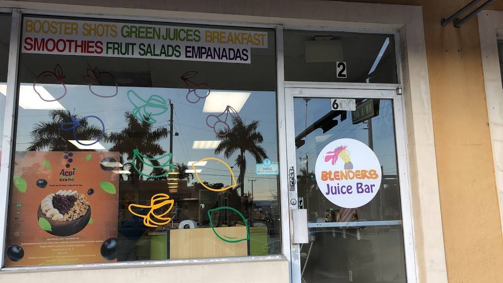 BLENDERS juice bar | cafe | 600-2 W Hallandale Beach Blvd, Hallandale Beach, FL 33009, USA | 9548125233 OR +1 954-812-5233