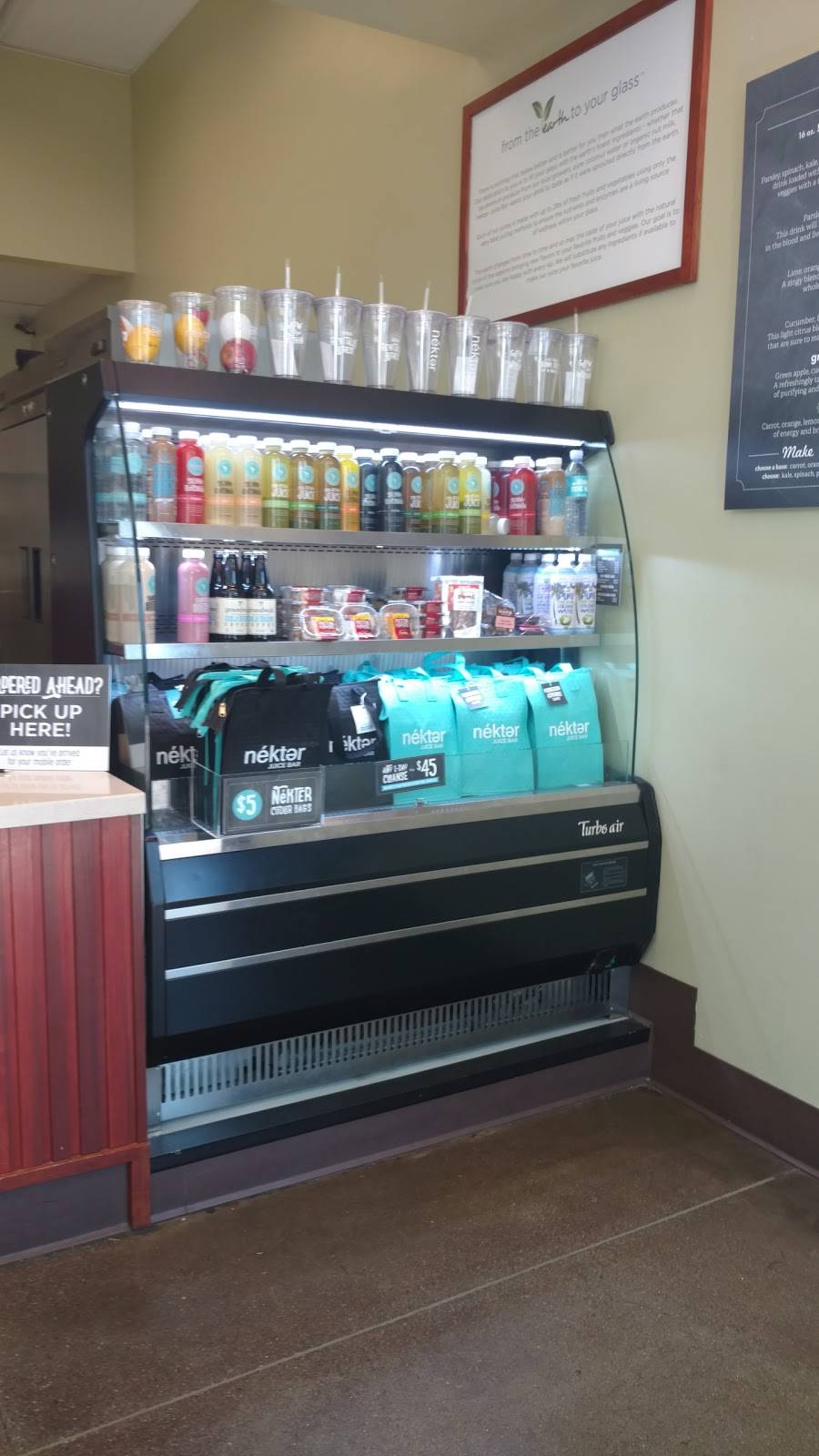 Nekter Juice Bar | cafe | 25672 Crown Valley Pkwy g5, Ladera Ranch, CA 92694, USA | 9499405045 OR +1 949-940-5045