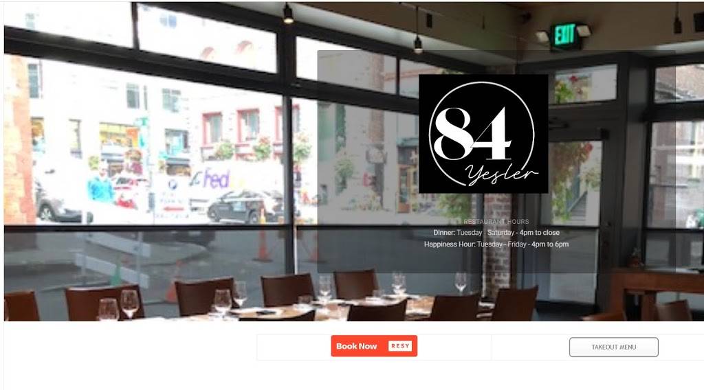 84 Yesler | restaurant | 84 Yesler Way, Seattle, WA 98104, USA | 2066241111 OR +1 206-624-1111