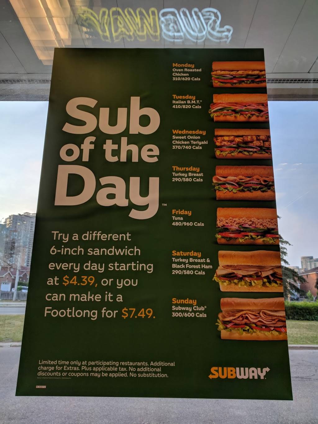 Subway | restaurant | 325 Central Parkway West Parkways West Shopping Centre, unit 50, Mississauga, ON L5B 3X9, Canada | 9053060015 OR +1 905-306-0015