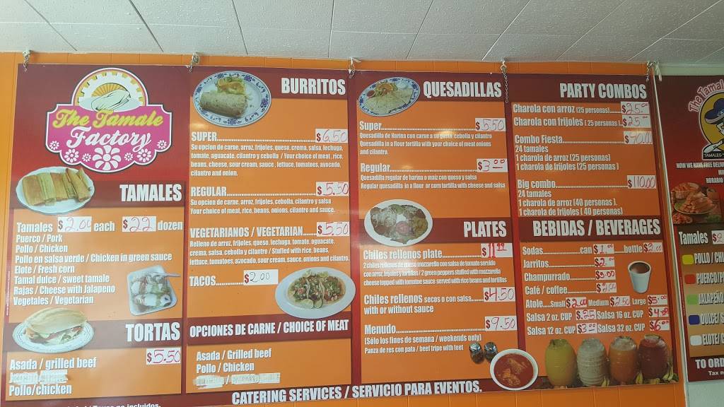 Tamale Factory | restaurant | 611 Main St, Watsonville, CA 95076, USA | 8317247214 OR +1 831-724-7214