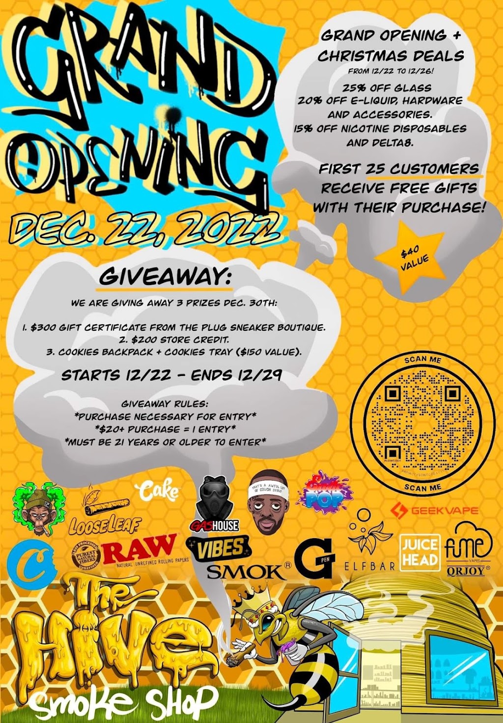 The hive smoke shop | meal takeaway | 1149 Dick Pond Rd, Surfside Beach, SC 29575, USA | 8548540938 OR +1 854-854-0938