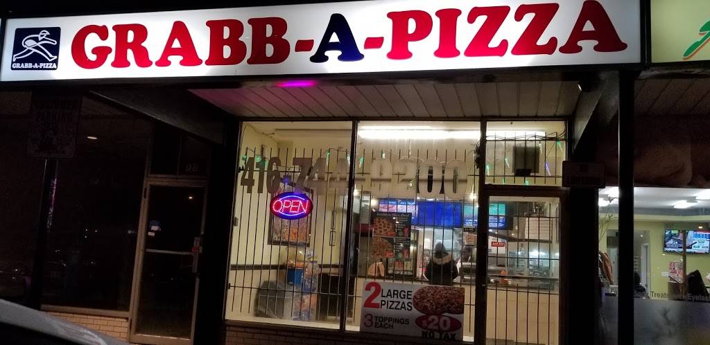 GRABB-A-PIZZA | restaurant | 2428 Islington Ave #108, Etobicoke, ON M9W 3X7, Canada | 4167449200 OR +1 416-744-9200