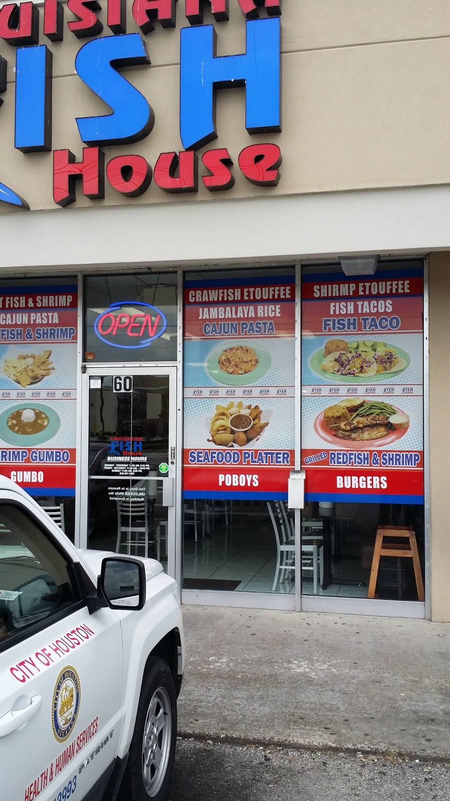 Louisiana Fish House | restaurant | 60 E Crosstimbers St, Houston, TX 77022, USA | 8324911862 OR +1 832-491-1862