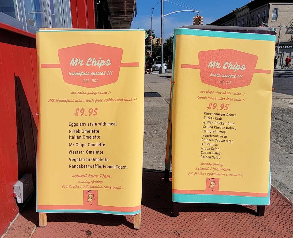 Mr. Chips | restaurant | 7506 3rd Ave, Brooklyn, NY 11209, USA | 3479097054 OR +1 347-909-7054