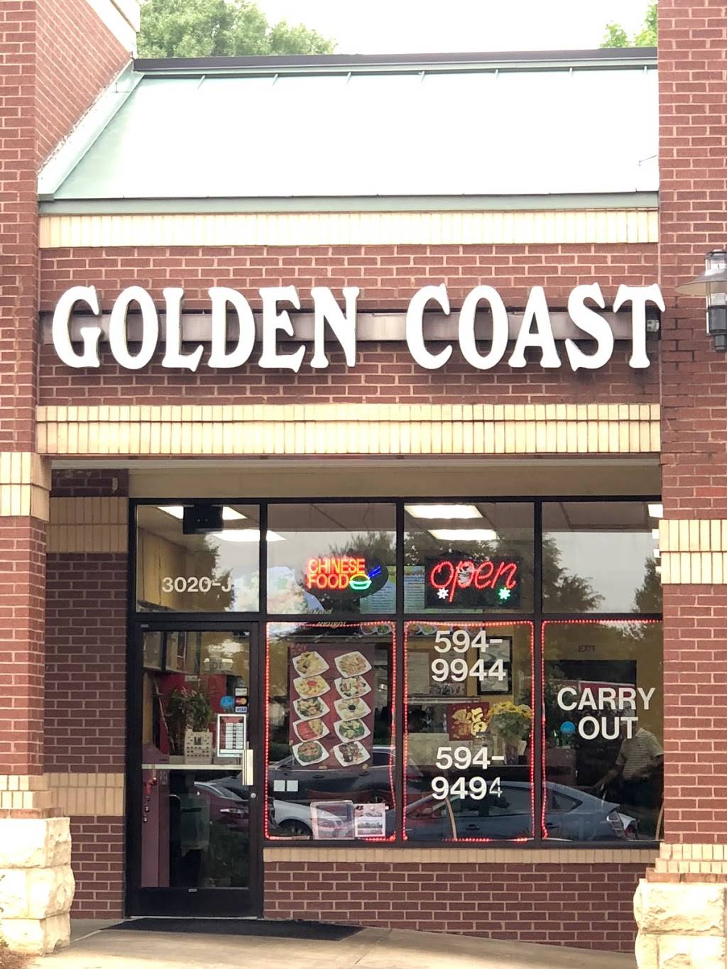 Golden Coast II | restaurant | J, 3020 Prosperity Church Rd, Charlotte, NC 28269, USA | 7045949944 OR +1 704-594-9944