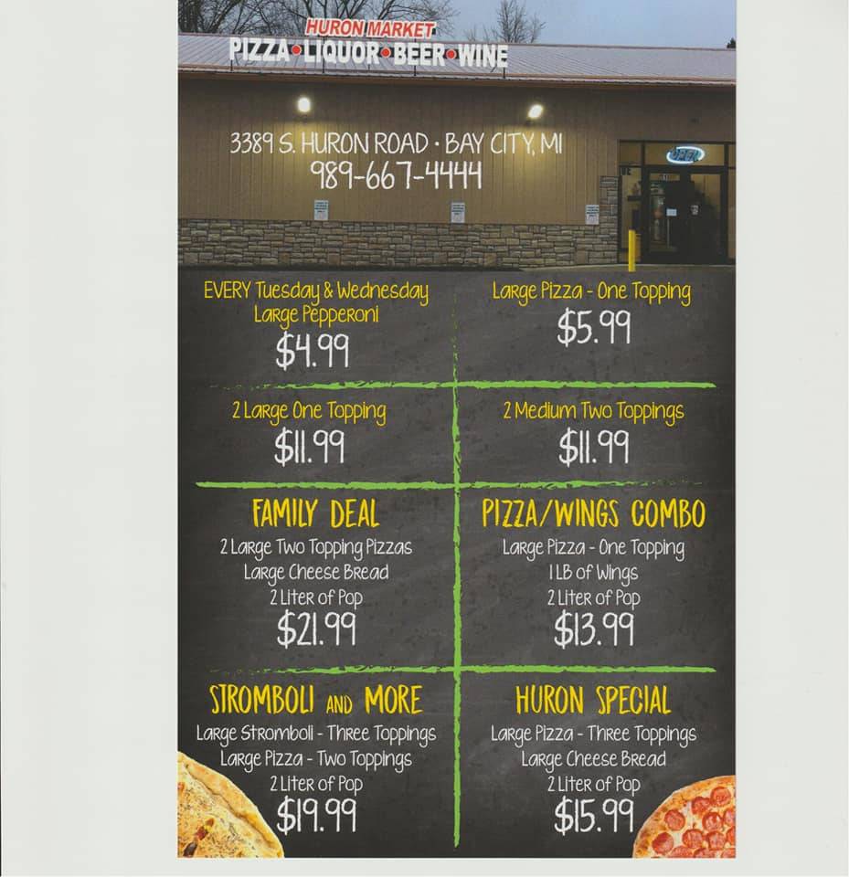 Huron Market | restaurant | 3389 S Huron Rd #1, Bay City, MI 48706, USA | 9896674444 OR +1 989-667-4444