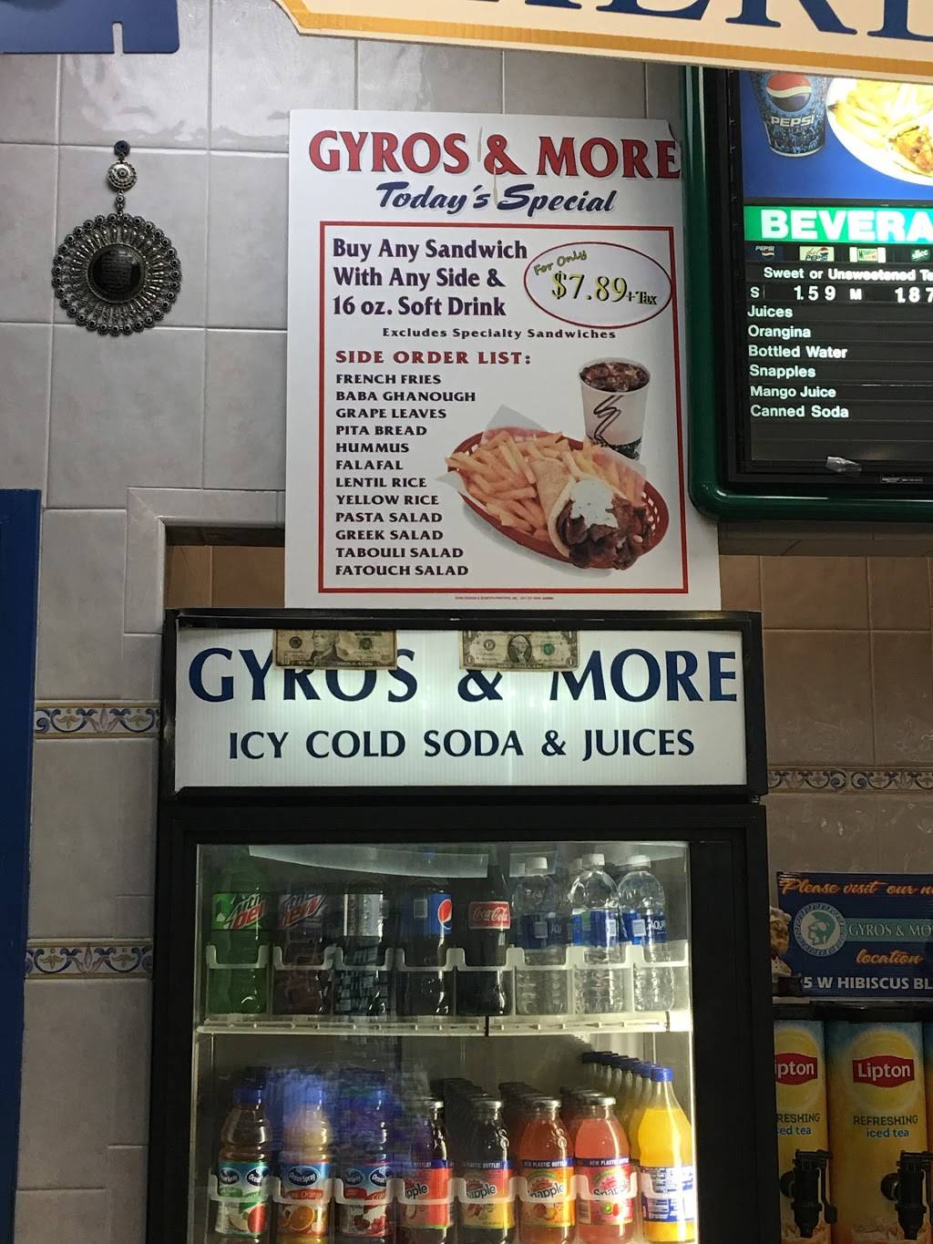 Gyros & More Greek Restaurant | restaurant | 1700 W New Haven Ave, 3971 m, Melbourne, FL 32904, USA | 3219529990 OR +1 321-952-9990