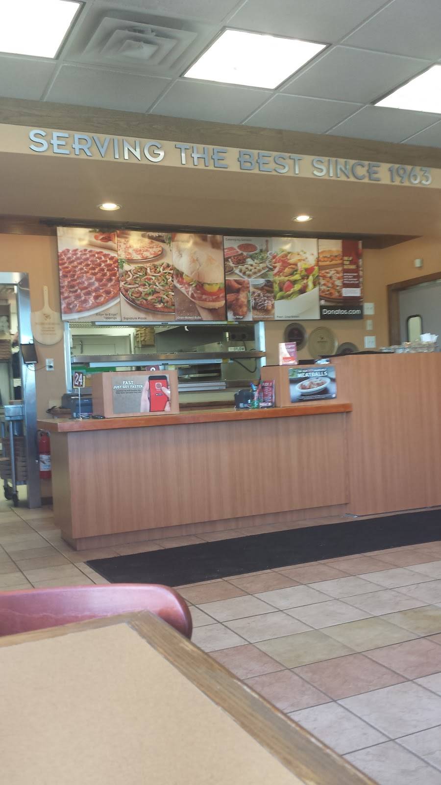 Donatos Pizza | restaurant | 3817 North Main Street, Hilliard, OH 43026, USA | 6148764444 OR +1 614-876-4444