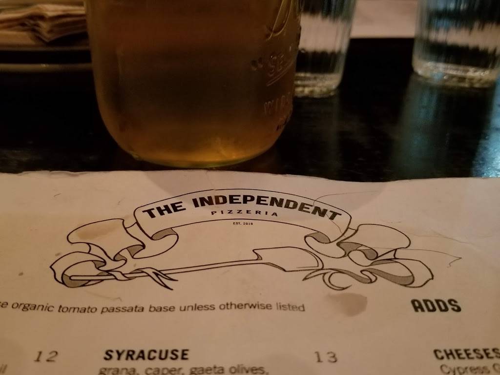 The Independent Pizzeria | restaurant | 4235 E Madison St, Seattle, WA 98112, USA | 2068606110 OR +1 206-860-6110