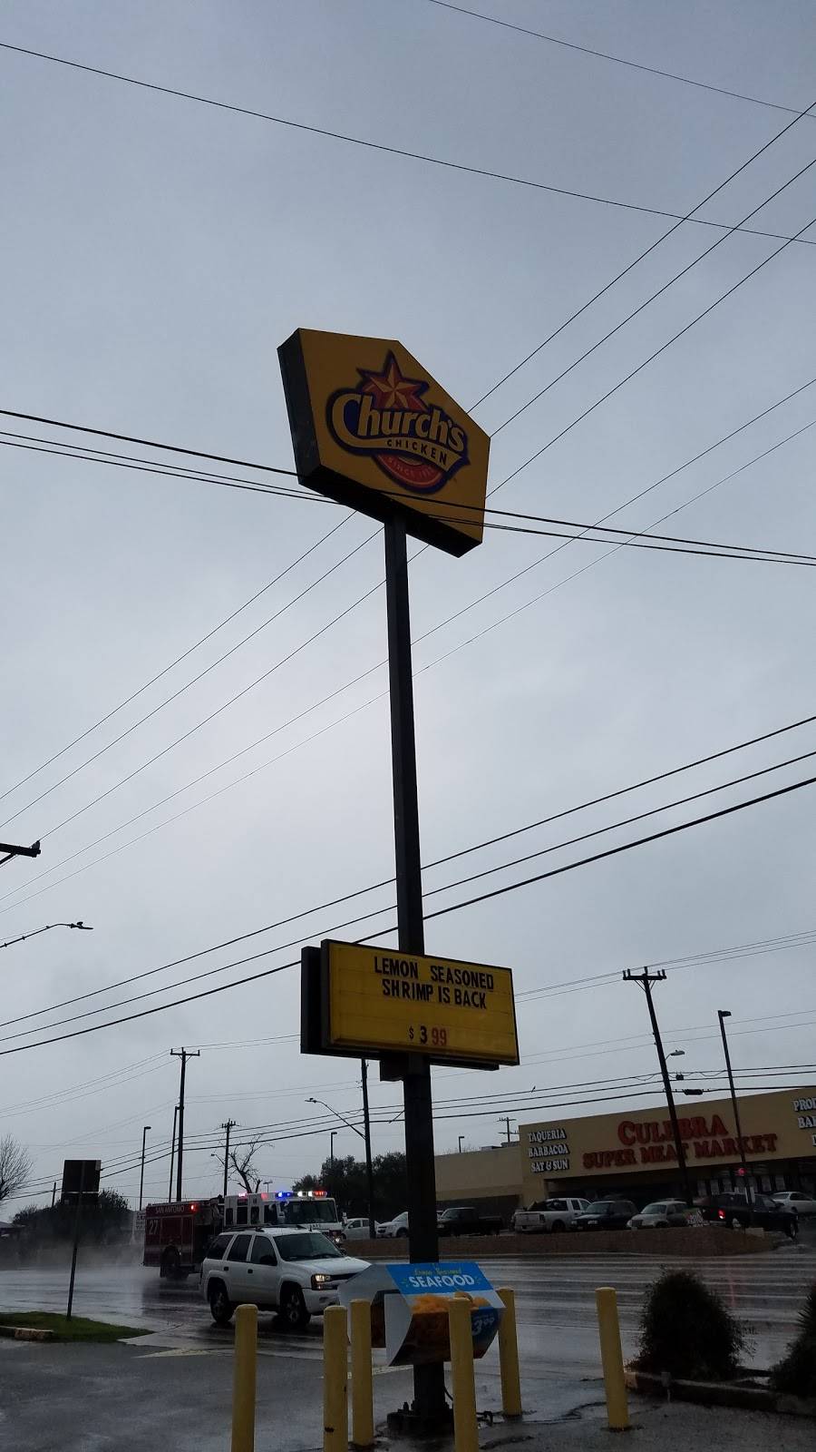 Churchs Chicken | restaurant | 1615 Bandera Rd, San Antonio, TX 78228, USA | 2104358561 OR +1 210-435-8561