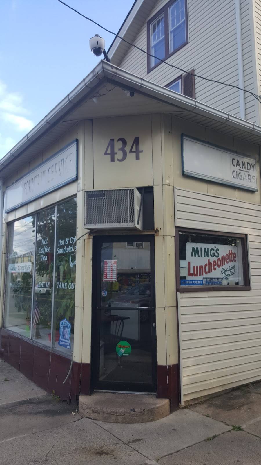 Mings Luncheonette | restaurant | 434 W Grand Ave, Rahway, NJ 07065, USA | 9085903884 OR +1 908-590-3884