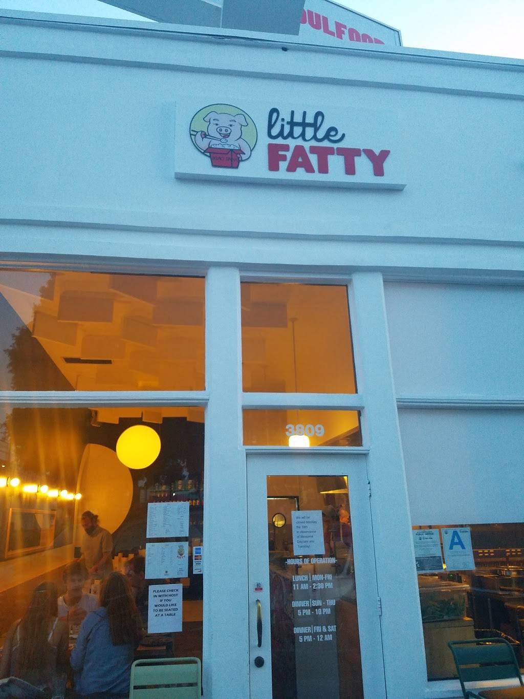 Little Fatty | restaurant | 3809 Grand View Blvd, Los Angeles, CA 90066, USA | 3105747610 OR +1 310-574-7610