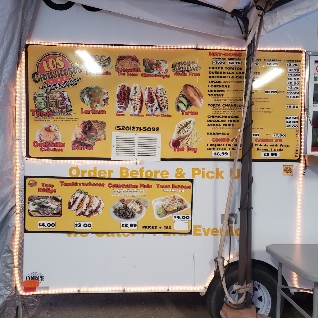 Los Ckakalosos hot dog cenaduria mexican food LLC | restaurant | 6470 s Camino verde, W Valencia Rd y, Tucson, AZ 85757, USA | 5202715092 OR +1 520-271-5092