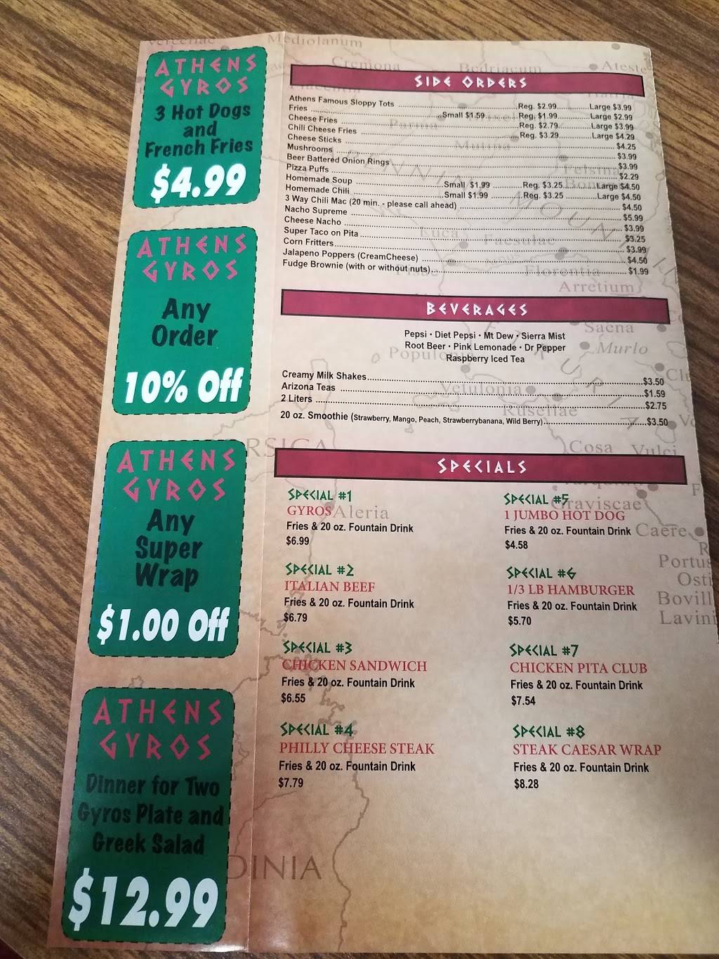 Athens Gyros | meal takeaway | 5426 W 127th St, Alsip, IL 60803, USA | 7083898338 OR +1 708-389-8338