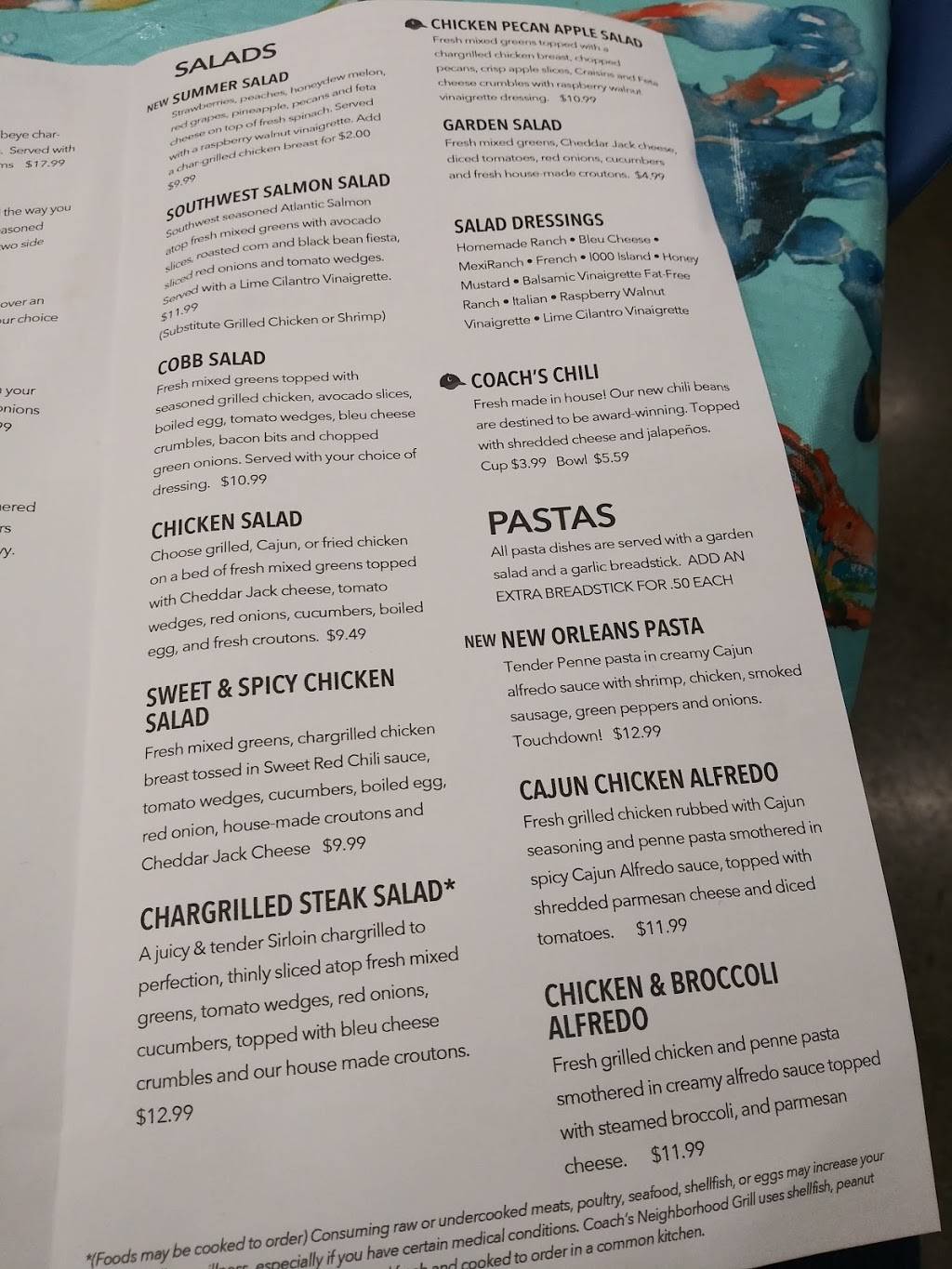 Coaches Neighborhood Grill | restaurant | 1840 Winkler St, Wilkesboro, NC 28697, USA | 3368182021 OR +1 336-818-2021